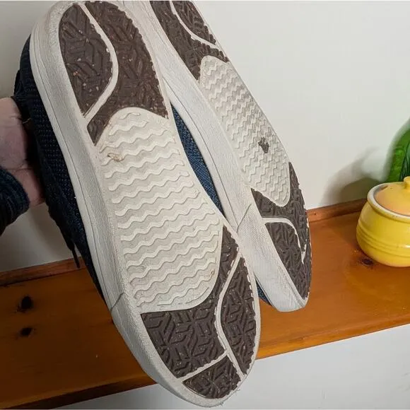 Saola Wanaka Knit High Top Sneakers Blue Size 8.5