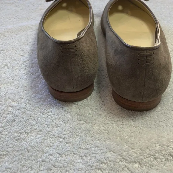 Sarah Flint Lana flats in taupe suede