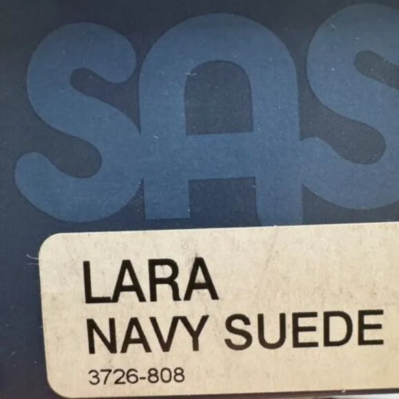 SAS Lara Navy Suede Loafers 7.5 - New In Box