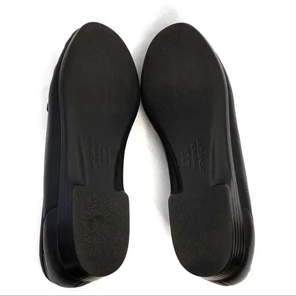 SAS Tripad Metro Black Leather Loafers Size 8.5 Narrow