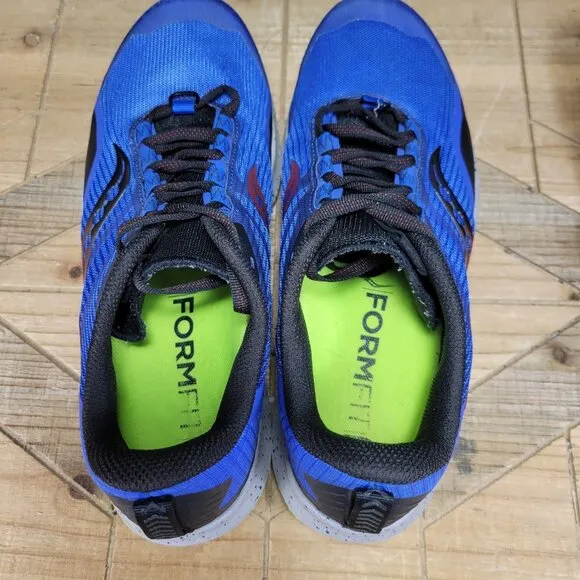 Saucony Peregrine 12 Running  Sneakers Blue Raz Acid S20737-25 Mens US Size 8 .5