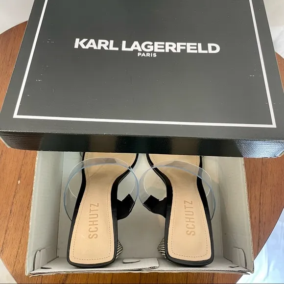 Schutz Ariellen Sandals Leather Crystal