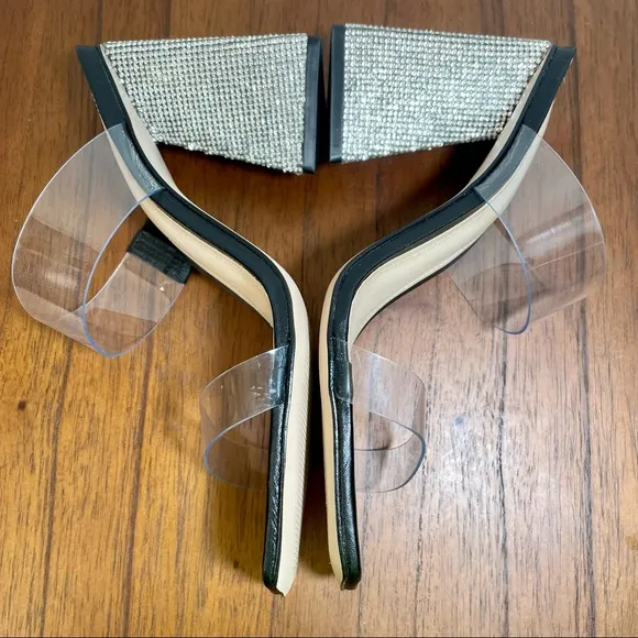 Schutz Ariellen Sandals Leather Crystal