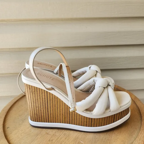 Schutz Mindy wedge sandals