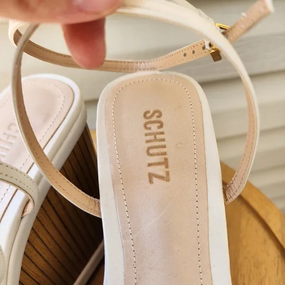 Schutz Mindy wedge sandals