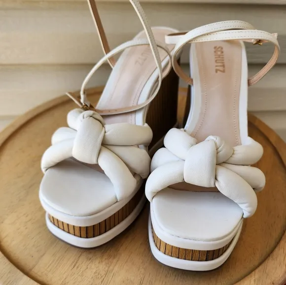 Schutz Mindy wedge sandals