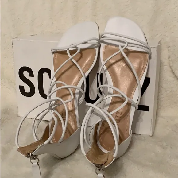 SchutzFabia Leather Gladiator Sandals