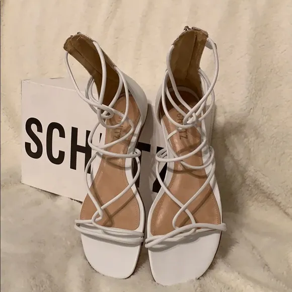 SchutzFabia Leather Gladiator Sandals