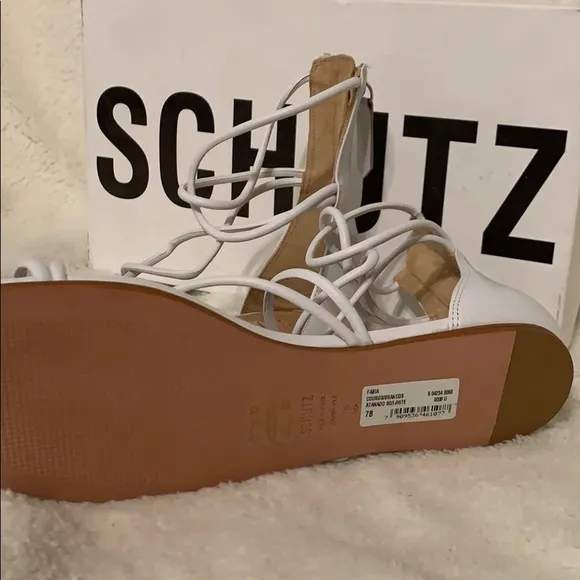 SchutzFabia Leather Gladiator Sandals