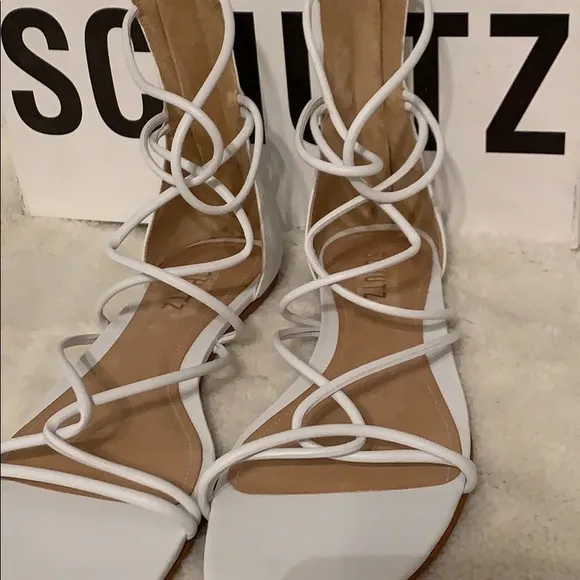SchutzFabia Leather Gladiator Sandals