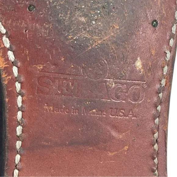 Sebago Classic Dan Brown Burgundy Leather Moccasin Penny Loafers  mens  Size 10