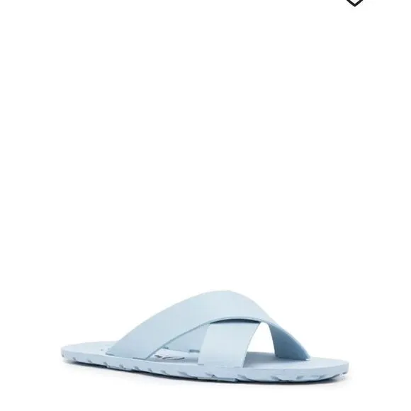 Senso Franky crossover-strap slides Light Blue Sz. 7