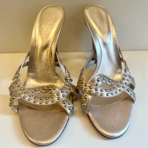 Sergio Rossi Silver Women's Sandals