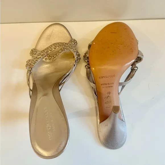 Sergio Rossi Silver Women's Sandals