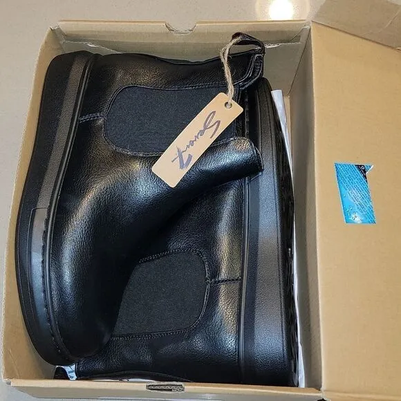 Seven7 Alexia Black Chelsea Boots Size 10