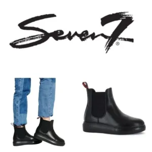 Seven7 Alexia Black Chelsea Boots Size 10
