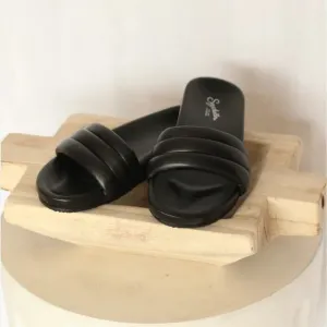 Seychelles Women Lowkey Leather Slide Sandals Size 8
