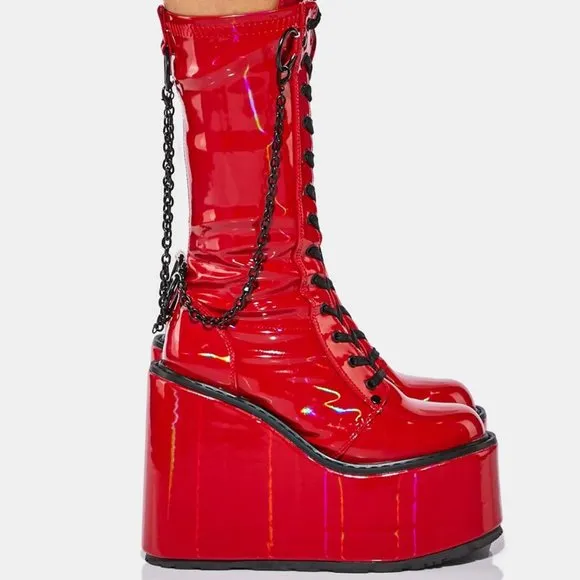 SHADOWCAT DEMON Holographic Platform Boots