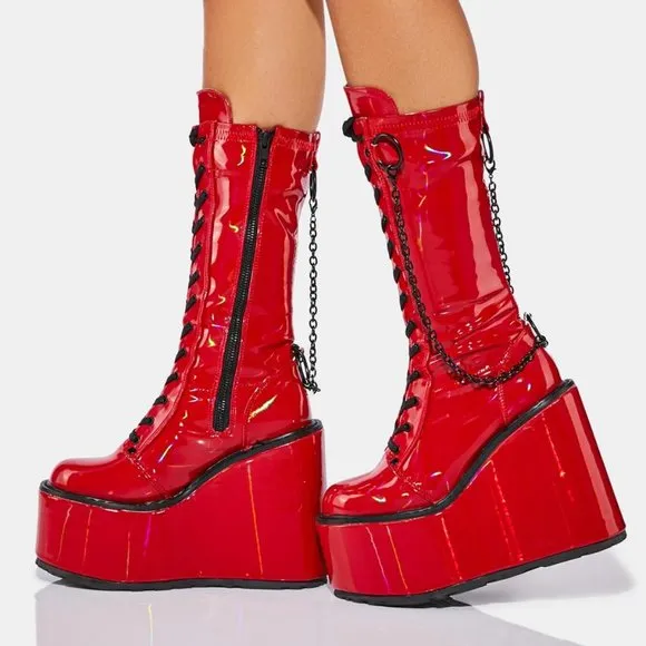 SHADOWCAT DEMON Holographic Platform Boots