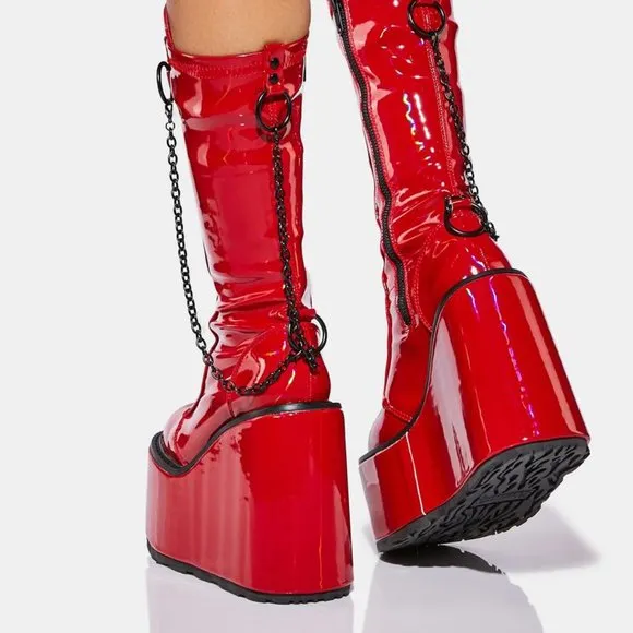 SHADOWCAT DEMON Holographic Platform Boots