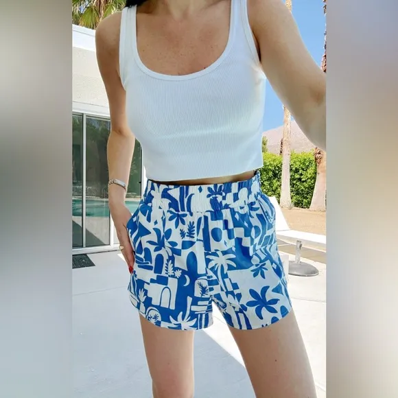 Show me your Mumu Swimmy Santorini Shorts