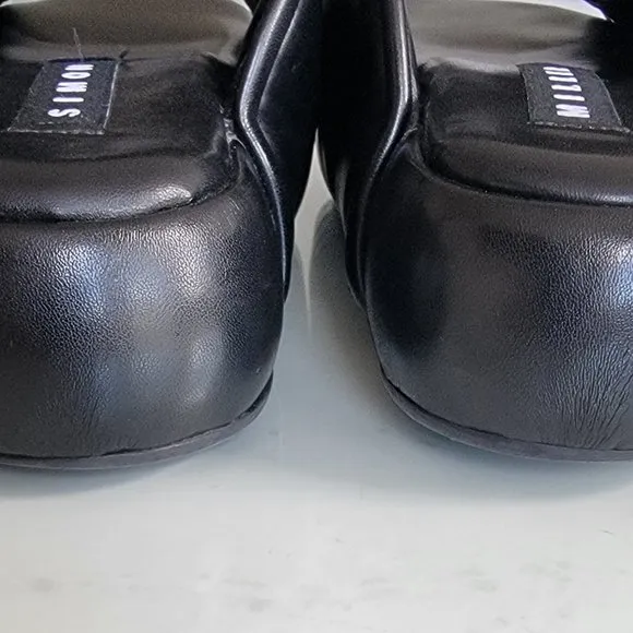Simon Miller Black Cro Pillow Bubble Slide Sandals Slip On Platform Puffy 36 US6
