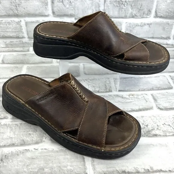 Skechers Charade-Imagine Women's 9 Brown 90's Vintage Y2K Chunky Sandal Jammers