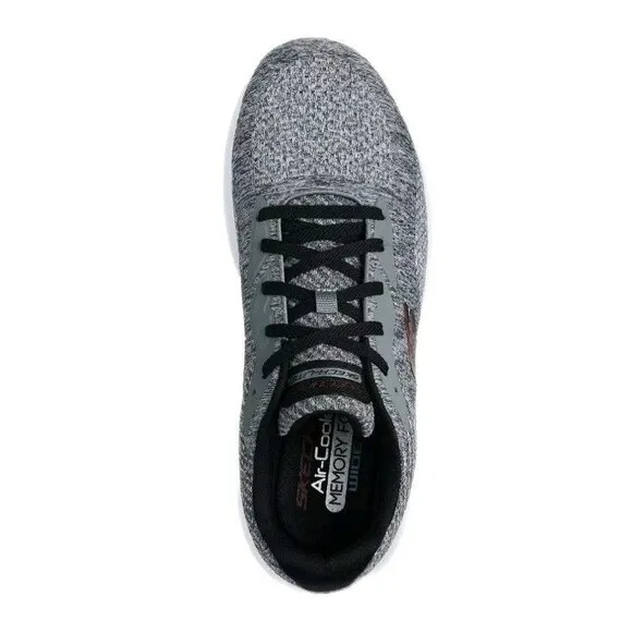 Skechers Men’s Skech-Lite Pro Faregrove Sneakers Athletic Shoes Grey/Red Sz 9.5