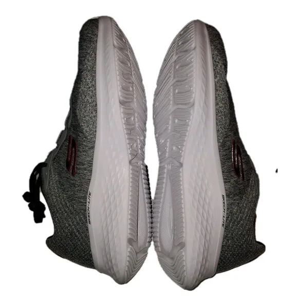 Skechers Men’s Skech-Lite Pro Faregrove Sneakers Athletic Shoes Grey/Red Sz 9.5