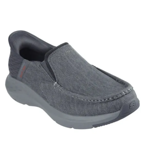 Skechers Slip-ins Parson Dewitt gray loafers slip ons size 13W casual shoes