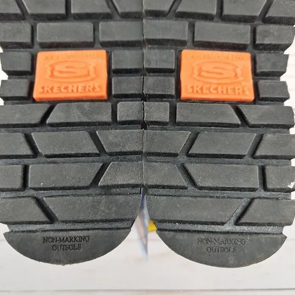 Skechers‎ Youth Size 1 Black Chunky Leather Sandals Platform Y2K 90s Grunge