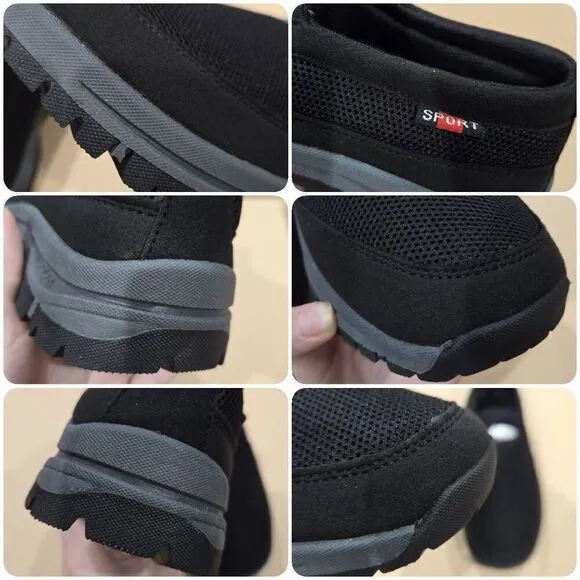 Slip-on Canvas Loafers Sport Shoes(F029)-Size 8.5 for Men