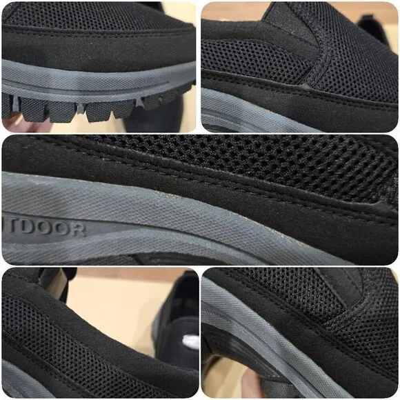 Slip-on Canvas Loafers Sport Shoes(F029)-Size 8.5 for Men