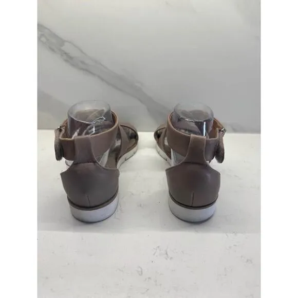 Sofft Women’s Size 9 Reston Strappy Brown Leather Sandals