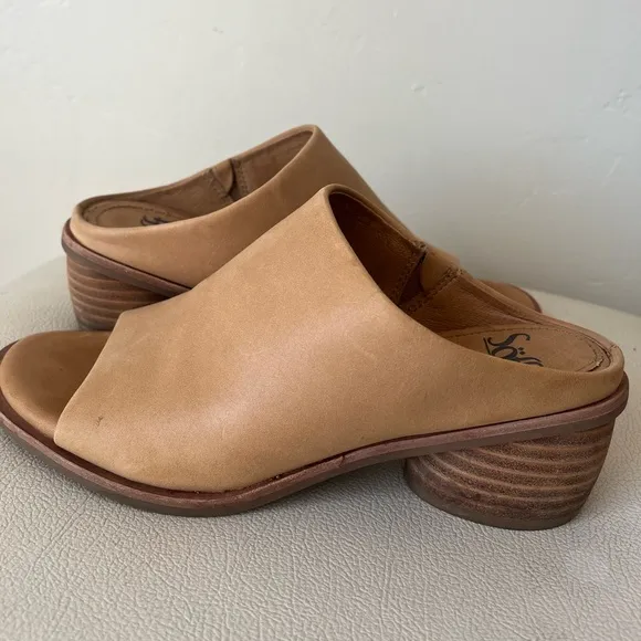 Sofft Carrey Women’s Leather Slide Sandal Size 7.5