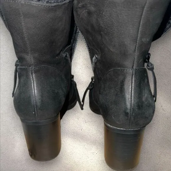 Softwalk‎ Kendall Ruched Upper Fleece Lined Bootie Black