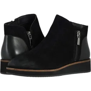 SoftWalk Wesley Boots Women's 5.5 Black Leather Side Zip Ankle Booties ZPO1061