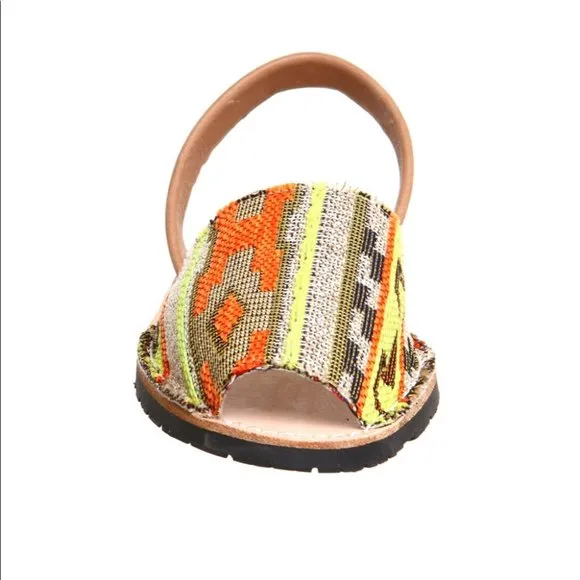 Solillas Menorcan Aztec Peep Toe Boho Sandals