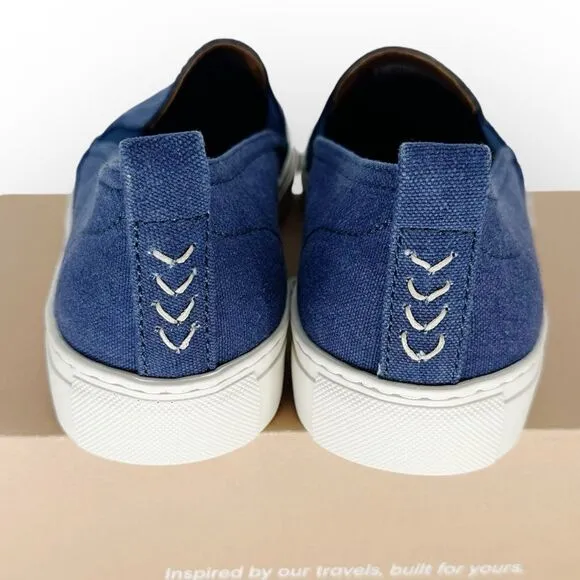SOLUDOS MEN’S ALGARVE SLIP ON SNEAKER NAVY - size 12- NIB‎