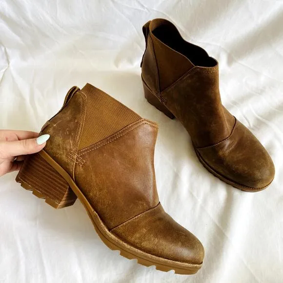 Sorel 10 brown Cate Chelsea Boots
