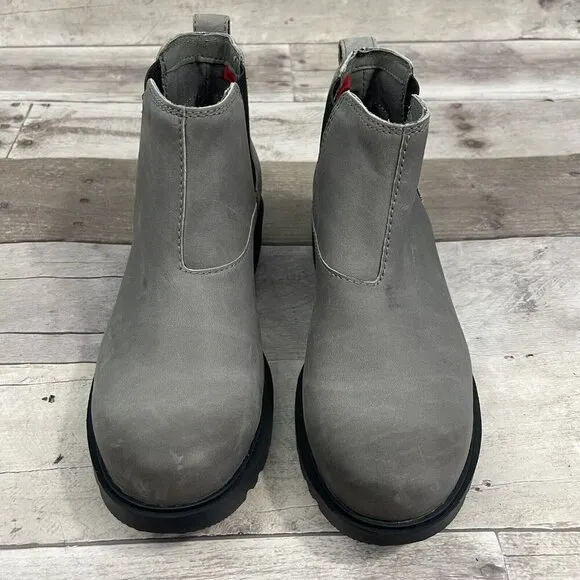 Sorel EMELIE II Chelsea Waterproof Boots Booties 1951201-052 Gray Size 5.5
