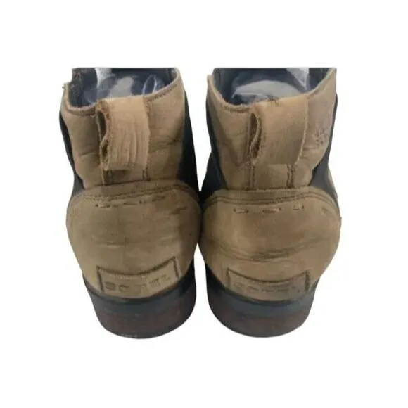 Sorel Emelie NL2671-245 Chelsea Women's US 10 Tan Leather Ankle Pull On Boots