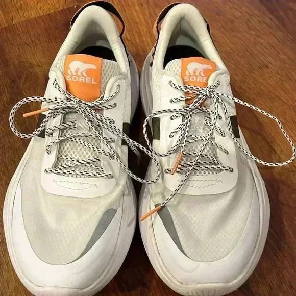 Sorel Explorer Blitz Leisure Lace Up White Sneakers Shoes Women's Size 7.5