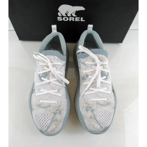 Sorel Explorer Blitz Stride Lace Up Sneakers Crushed Blue White Size 8.5