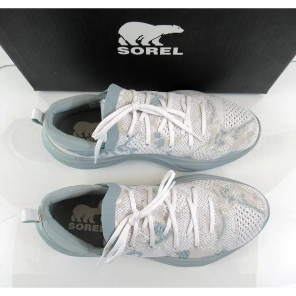 Sorel Explorer Blitz Stride Lace Up Sneakers Crushed Blue White Size 8.5
