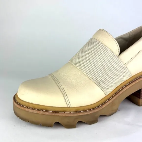 SOREL Joan Now City Loafers - Cream, Size 7