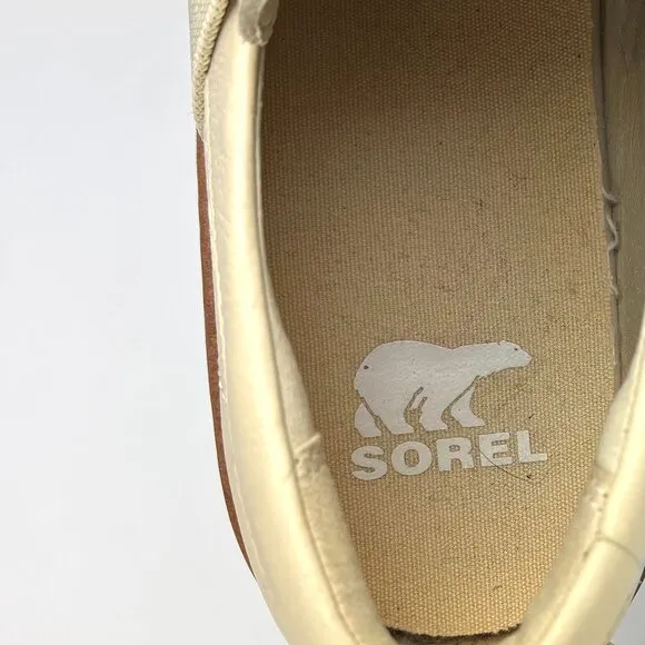 SOREL Joan Now City Loafers - Cream, Size 7