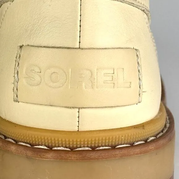 SOREL Joan Now City Loafers - Cream, Size 7