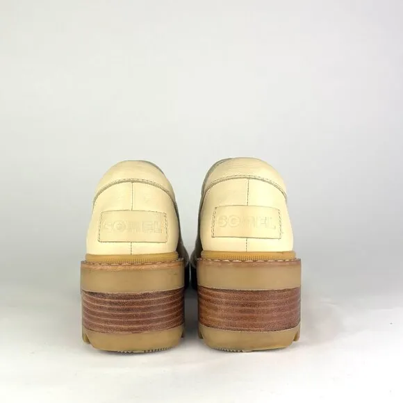SOREL Joan Now City Loafers - Cream, Size 7