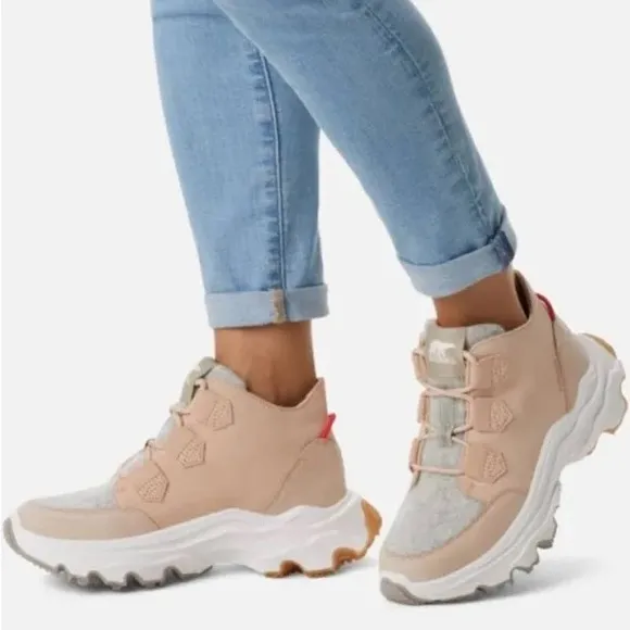 Sorel Kinetic Breakthru Caribou Sneaker Boot in Nova Sand, 9.5